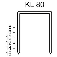 Pneumatická sponkovačka KL 80/6